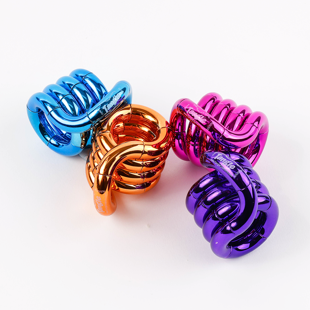 Tangle GEMS Fidget Toy_Metalic, 1P Random