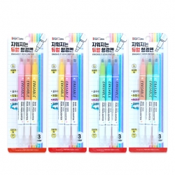 Erasable Dual Highlighter 3COLORS, Random