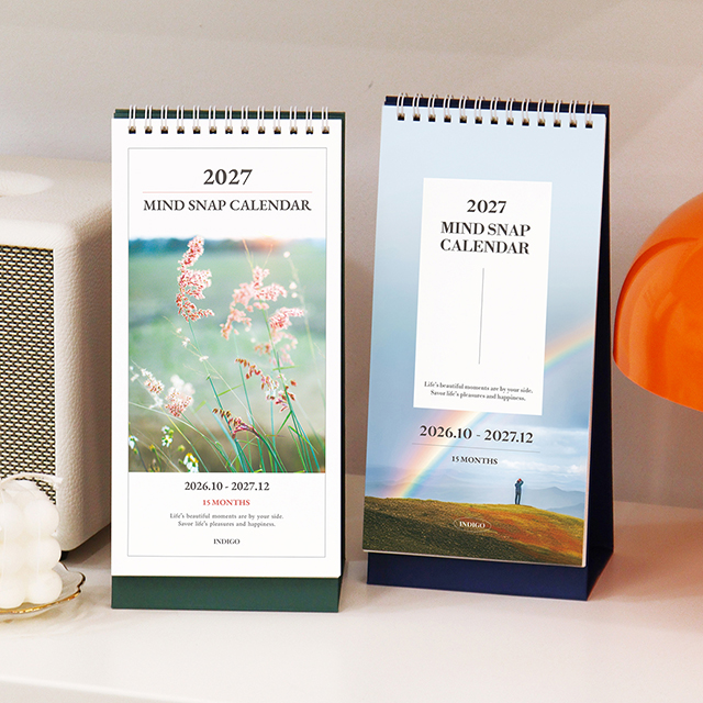 2027 Mind Snap Slot Desk Calendar