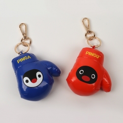 Pingu Boxing Globe Bag Charm 7cm