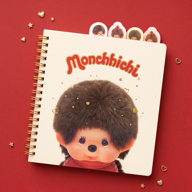 Monchhichi 4-Tab Index Notebook