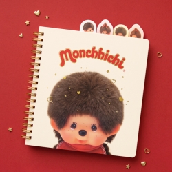 Monchhichi 4-Tab Index Notebook