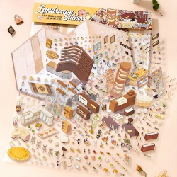 Miniature House Decorating Sticker Set – Perfume Shop