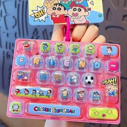Crayon Shin-chan 26-Key Keyboard Keychain