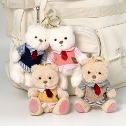 Dandy Bear Jointed Doll Keyring, Random