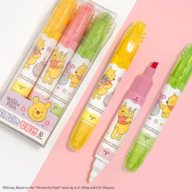 Weenie the Pooh Erasable Highlighter 3Color