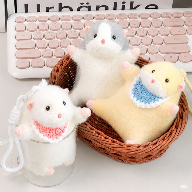 Ddoonddoon Hamster Plush Keyring, Random