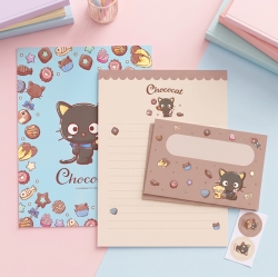 Choco Cat Letter Set