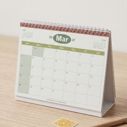 2027 Vintage A5 Desk Planner