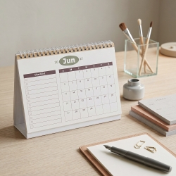 2027 Vintage A5 Desk Planner