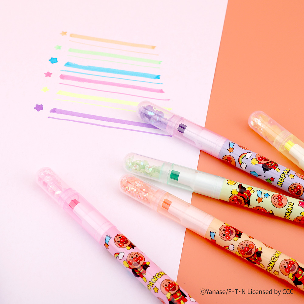 Anpanman Sequin Highlighter 6-Color Set