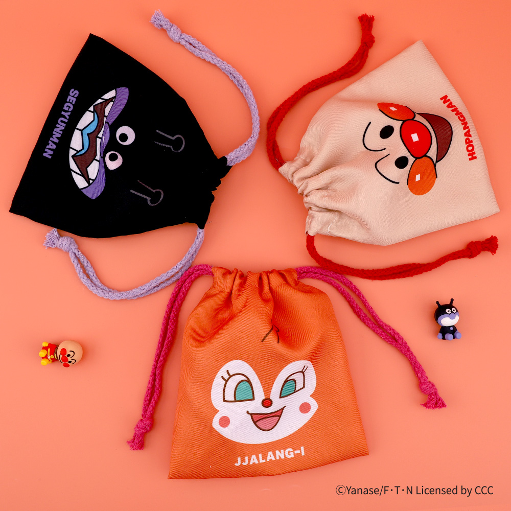 Anpanman Drawstring Pouch