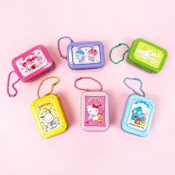 Sanrio Fortune Card Tin Case Keyring
