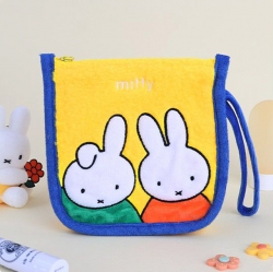 Miffy Friends Flat Pouch (Yellow)