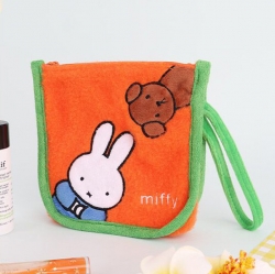 Miffy Puppy Flat Pouch (Orange)