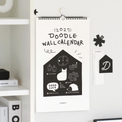 2027 Doodle Wall Calendar