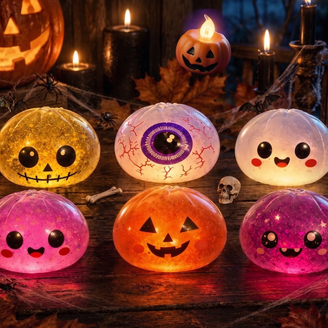 Spooky Mystery Random Halloween Dumpling Squishy Toy