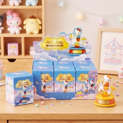 Hello Kitty No-Windup Carousel Music Box Figure