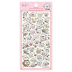 Bokseuri Popcorn Sticker 3D Puffy Foam Sticker Book