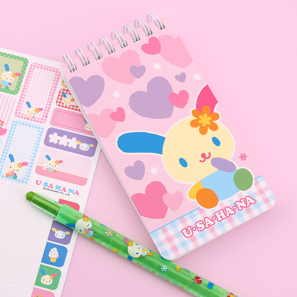 Sanrio Characters Usahana Top-bound Notepad
