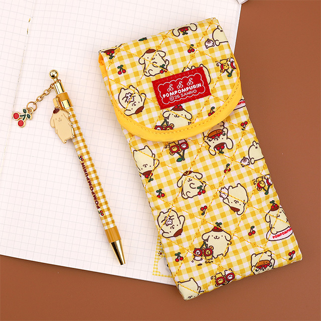 Pompompurin 30th Anniversary Quilted Flat Pouch