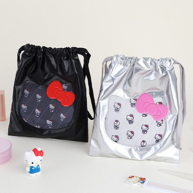 Hello Kitty Window Drawstring Pouch