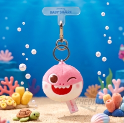 Pinkfong Mommy Shark Face Multi Bag Charm 5cm