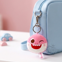 Pinkfong Daddy Shark Face Multi Bag Charm 5cm