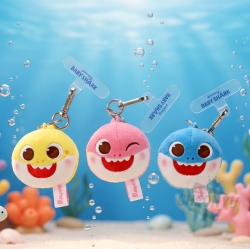 Pinkfong Daddy Shark Face Multi Bag Charm 5cm
