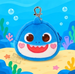 Pinkfong Daddy Shark Face Pouch 10cm