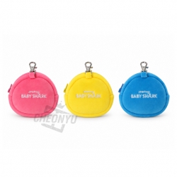Pinkfong Daddy Shark Face Pouch 10cm