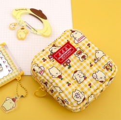 Pompompurin 30th Anniversary Quilted Square Pouch