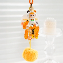 Dudubaby Abebe Bear Tangle Keyring 7 Types Random