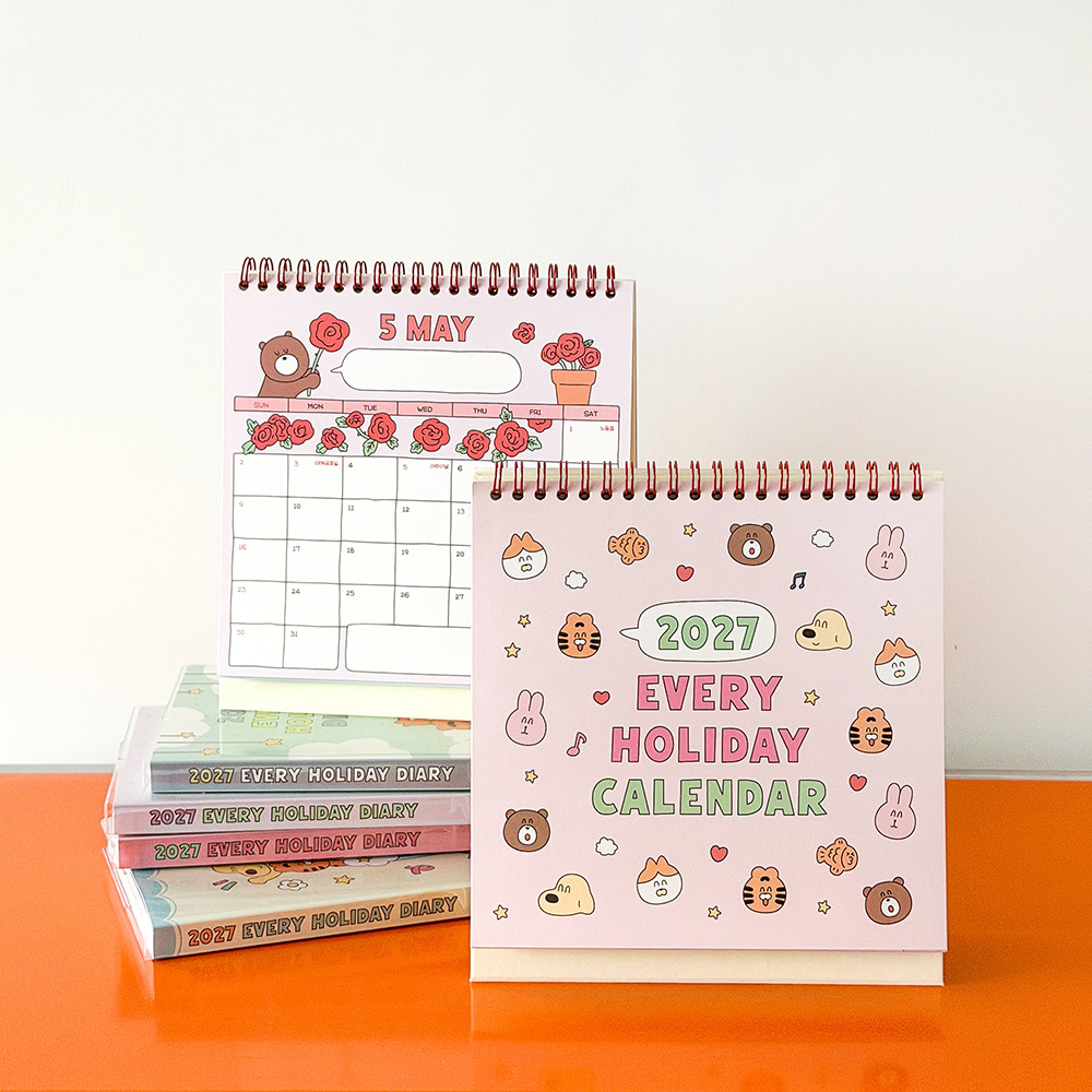 2027 EVERY HOLIDAY DESK CALENDAR