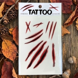 Petit Halloween Temporary Tattoo Stickers – Halloween Wound