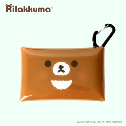Chairoikoguma Transparent Multi Keyring Pouch