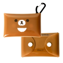 Chairoikoguma Transparent Multi Keyring Pouch